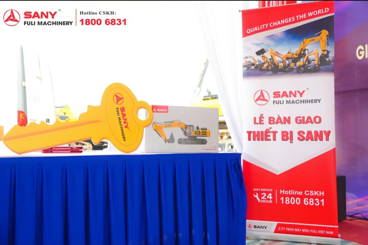 Lễ bàn giao thiết bị SANY Fuli – TPC